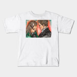 Anastasia Steele and Christian Grey Kids T-Shirt